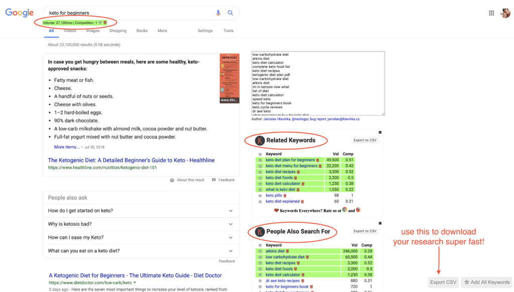 How to Do Keyword Research for Free
