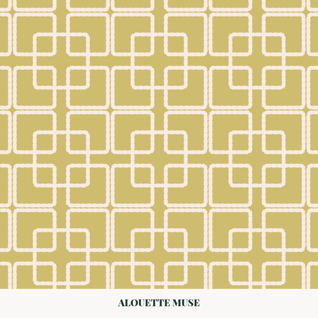 intertwined spaces pattern by Alouette Muse