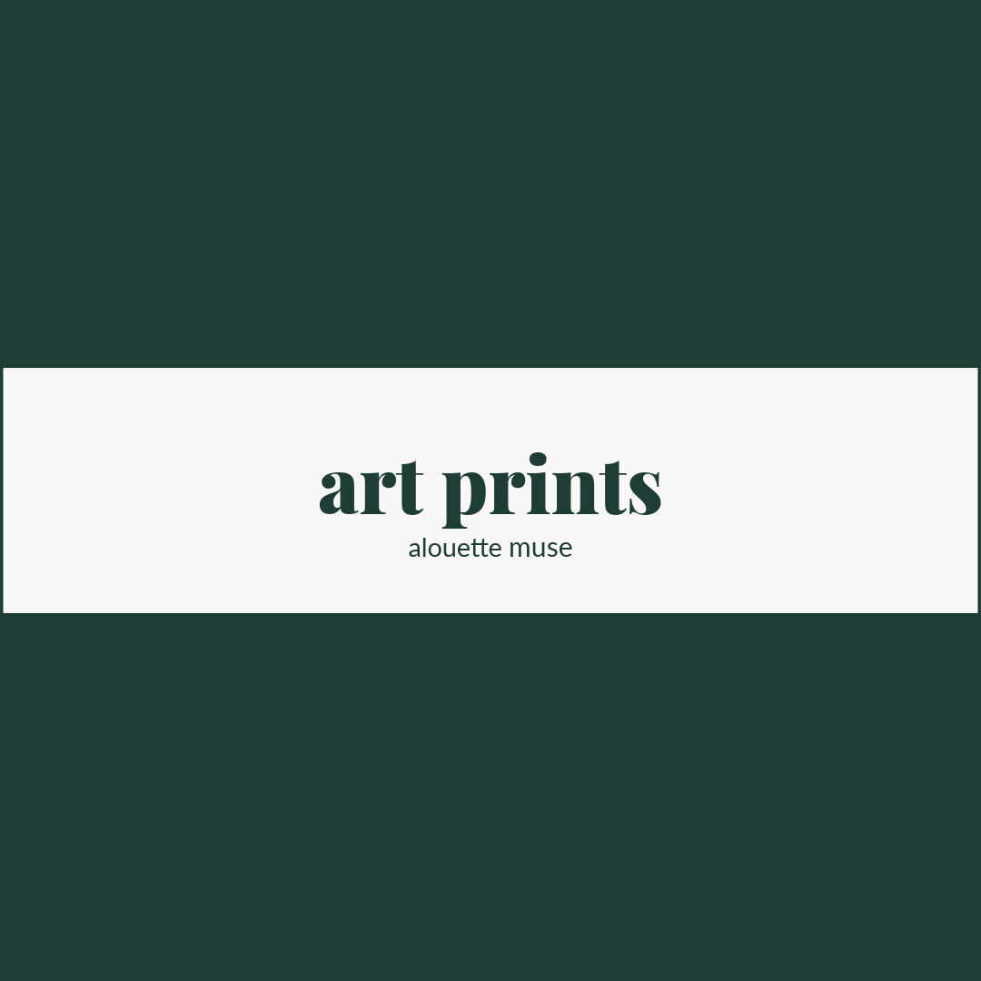 art print cover alouette muse