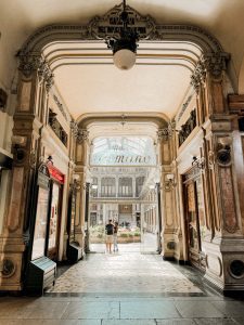 living in Turin visiting the galleria subalpina