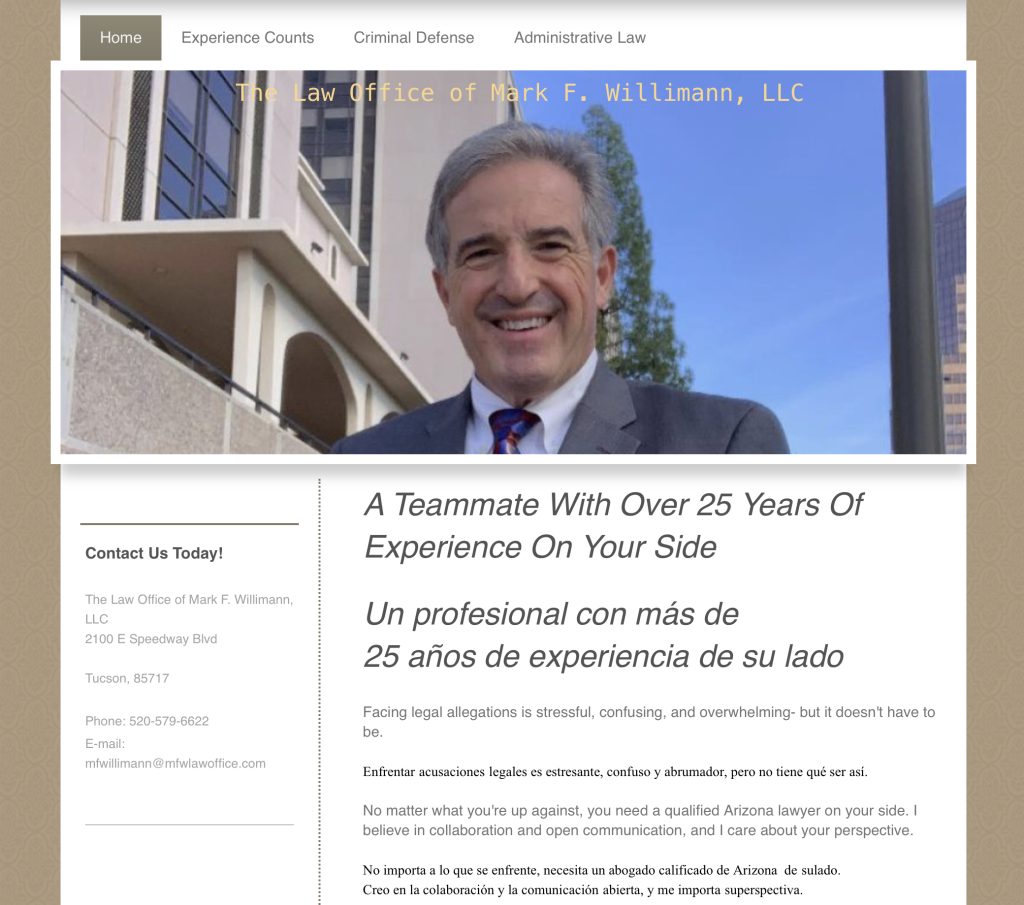 Web Copy: Law Office