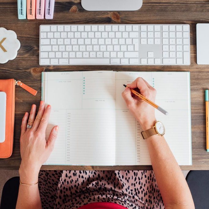 Organised desk