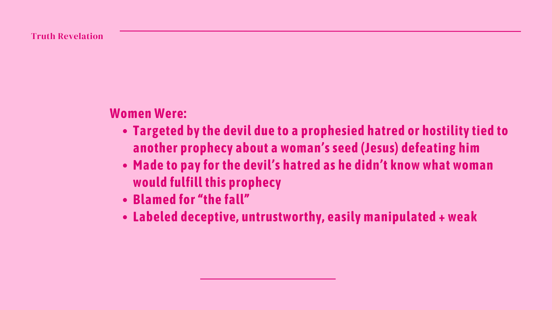 Women Were