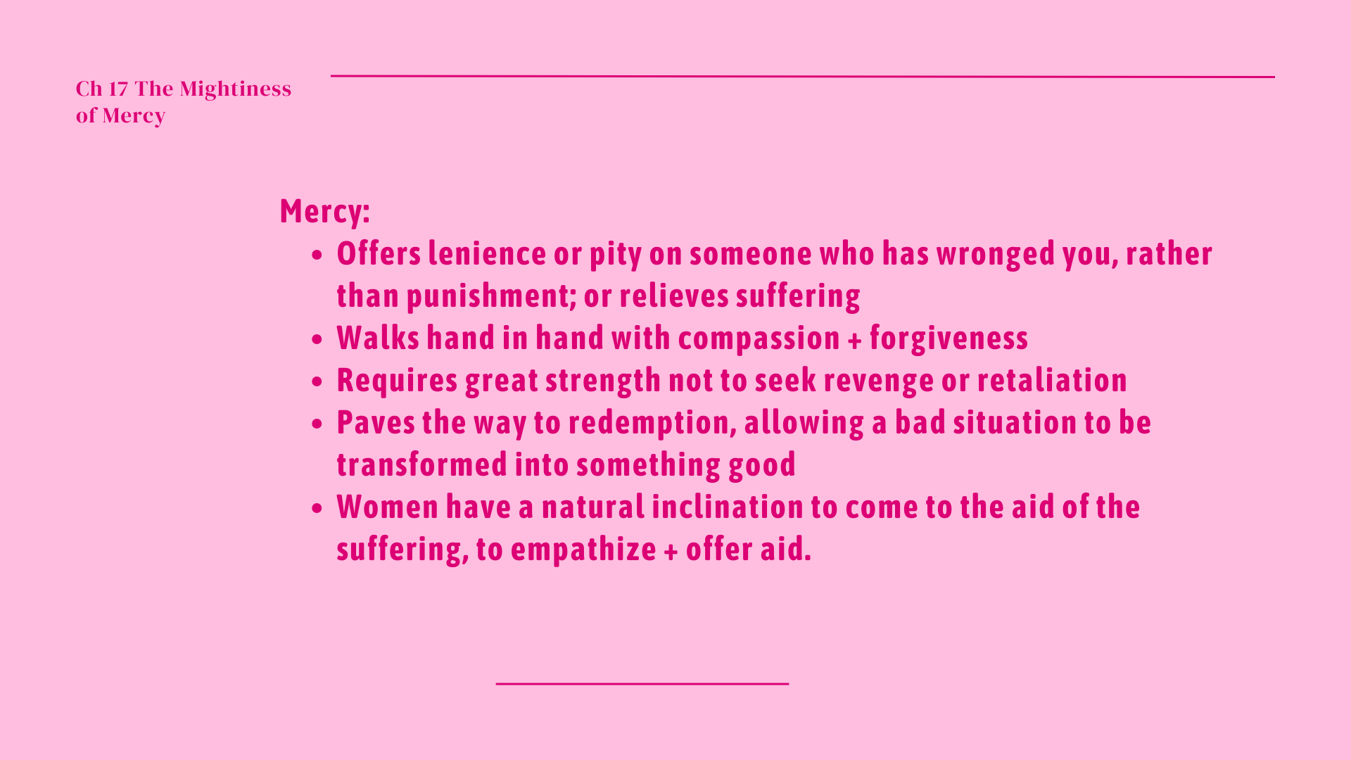 Mercy