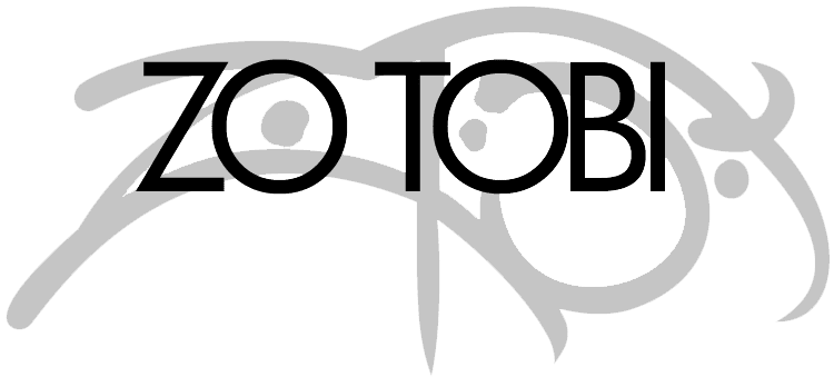 Zo Tobi Logo - Black on Transparent - 750px