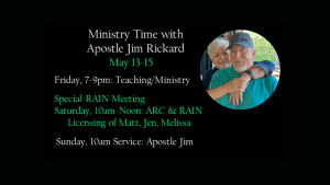 Apostle Jim Rickard