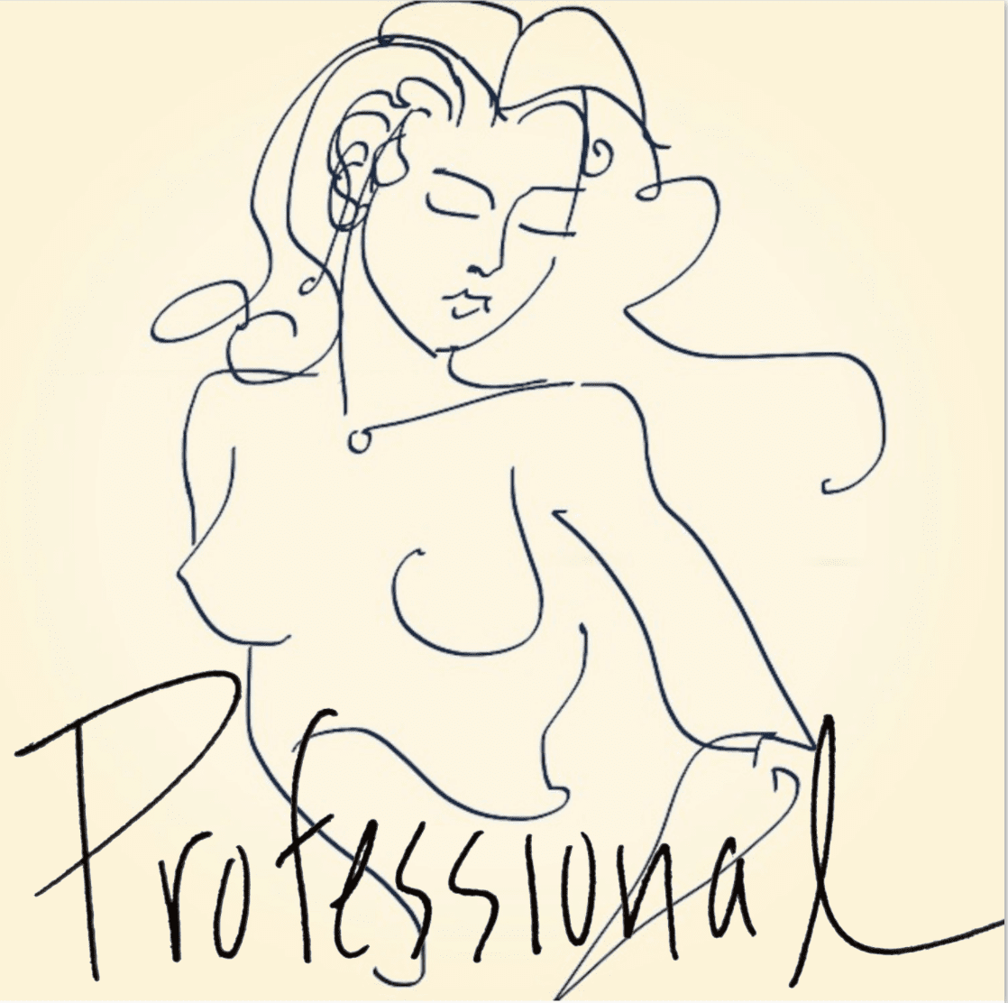 Caver Art for Dante Mazzetti's song "Professional"