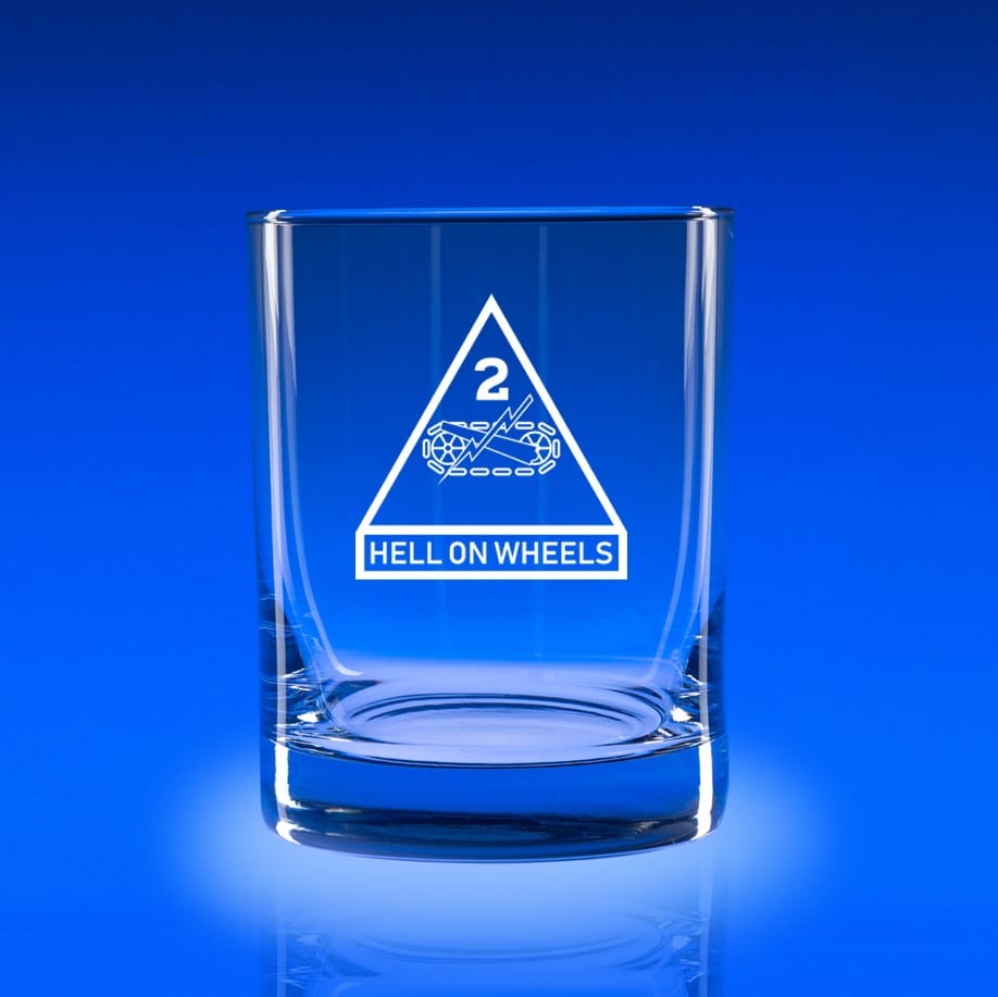 918-2nd armored division-Rocks Glass