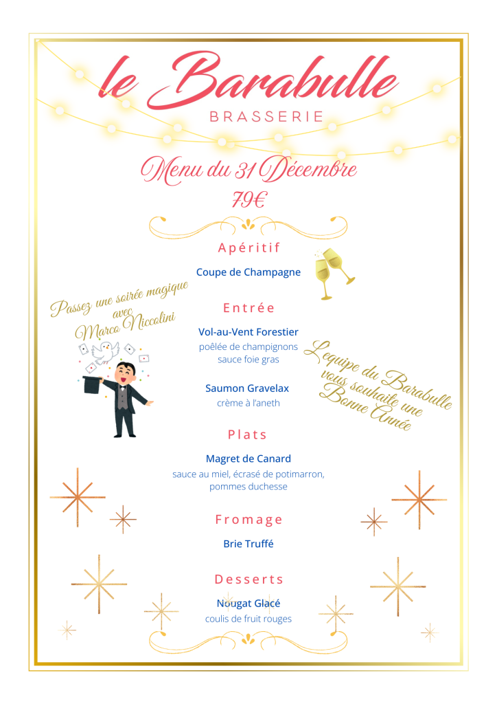 Menu Reveillon